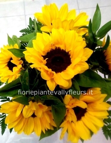 Bouquet di girasoli